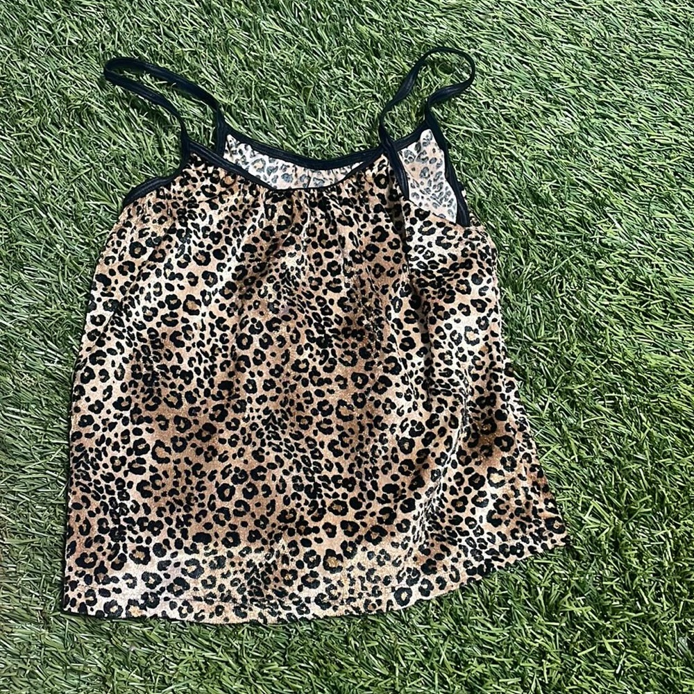 cheetah tank top.
